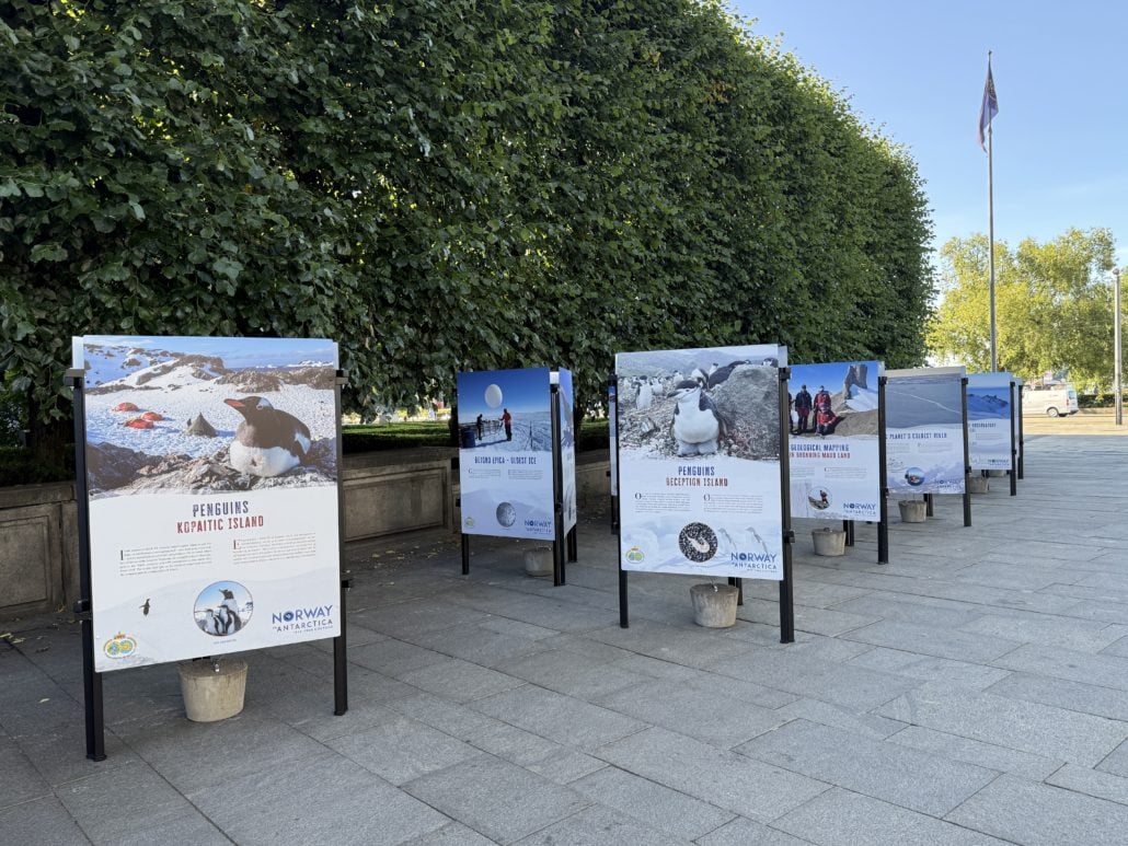 Plakater til fotoutstilling i en by