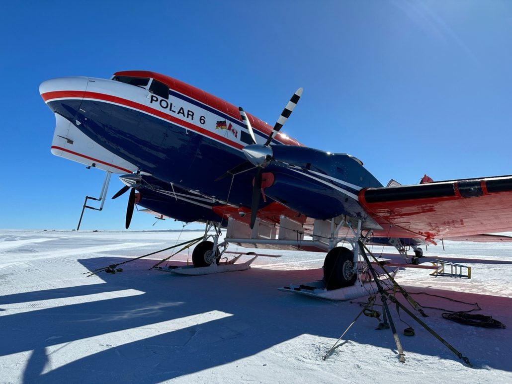 Et propellfly på isen